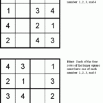 Free Kid Sudoku Puzzle Level 1 Page 2 Sudoku Puzzles Sudoku Math