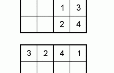 Free Kid Sudoku Puzzle Level 2 Page 7