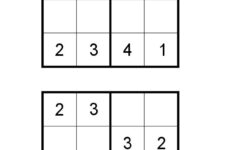 Free Kid Sudoku Puzzle Level 3 Page 6 Okul Okul ncesi Matematik