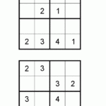 Free Kid Sudoku Puzzle Level 3 Page 6 Sudoku Puzzles Sudoku Math