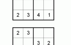 Free Kid Sudoku Puzzle Level 3 Page 6 Sudoku Puzzles Sudoku Math