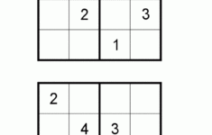 Free Kid Sudoku Puzzle Level 4 Page 8