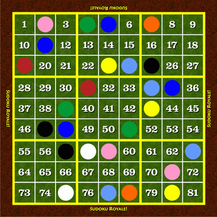 Colorful Printable Free Sudoku Puzzles