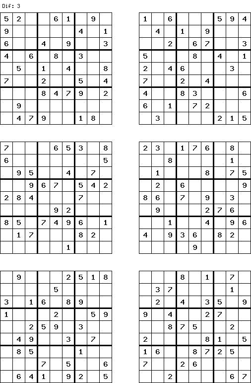 Free Printable 9x9 Sudoku Puzzles Sudoku Printable Puzzles Sudoku 