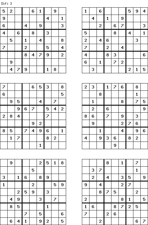 Free Printable 9x9 Sudoku Puzzles Sudoku Puzzles Printables 
