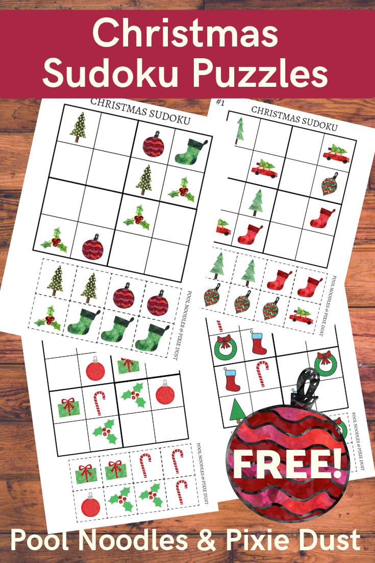 Free Printable Christmas Sudoku Puzzles For Kids Money Saving Mom 