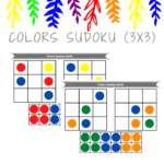 Free Printable Colors Sudoku 3 3 Color Flashcards Printable