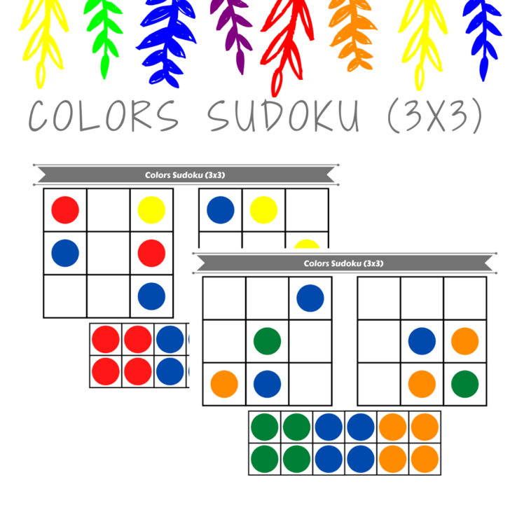 Free Printable Color Sudoku