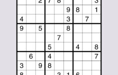 Free Printable Large Print Sudoku Puzzles High Resolution Printable