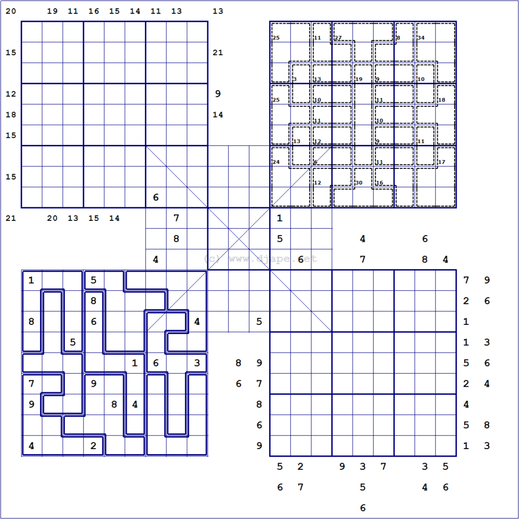 free printable loco sudoku puzzles