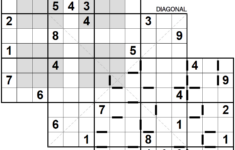 Free Printable Loco Sudoku Puzzles Sudoku Printable