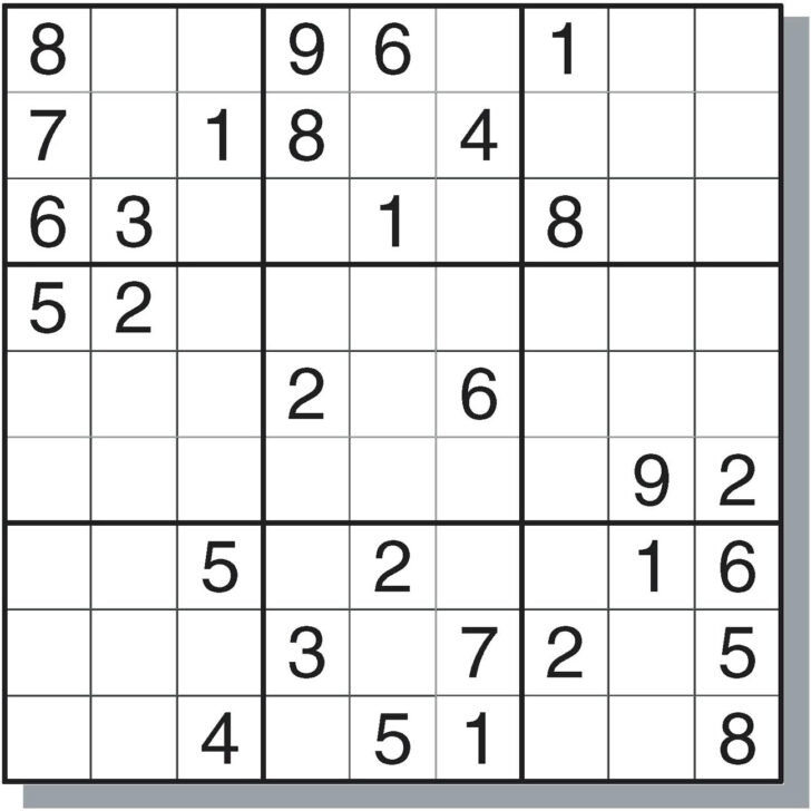 Free Printable Sudoku Puzzles 4 Per Page 6×6 Grid