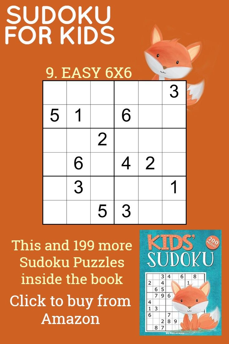 Free Printable Sudoku 6 6 Sudoku Printable