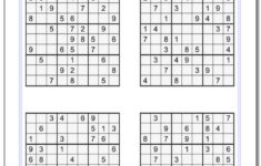 Free Printable Sudoku 6 Per Page