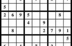 Free Printable Sudoku Free Printable Printable Sudoku Livewire