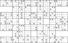 Free Printable Sudoku High Five Puzzles Sudoku Printable