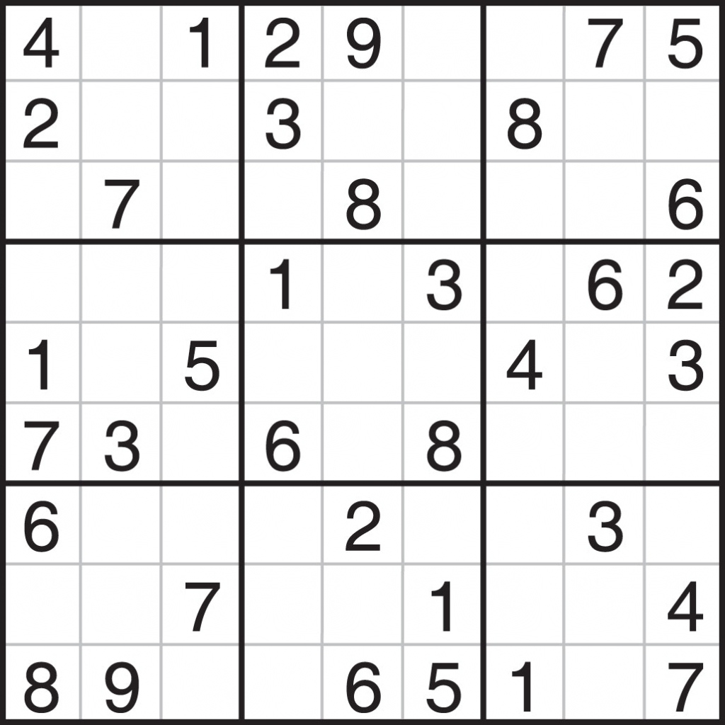 Free Printable Sudoku Puzzles 4 Per Page Sudoku Printable