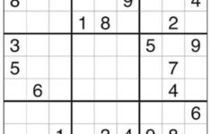 Free Printable Sudoku Puzzles For Seniors DailyCaring