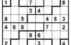 Free Printable Sudoku Puzzles Free Printable Printable Sudoku By