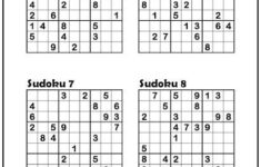 Free Printable Sudoku Puzzles Sudoku Puzzles Sudoku Free Printables