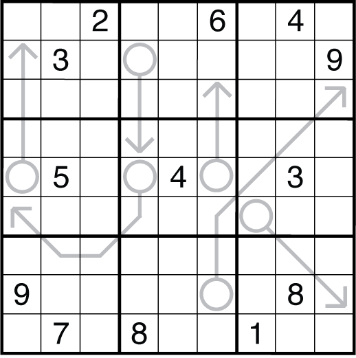 Printable Arrow Sudoku