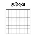 Griglia In Bianco Di Sudoku Illustrazione Vettoriale Illustrazione Di