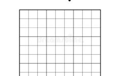 Griglia In Bianco Di Sudoku Illustrazione Vettoriale Illustrazione Di