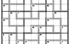 Hard Killer Sudoku Printable Sudoku Printable