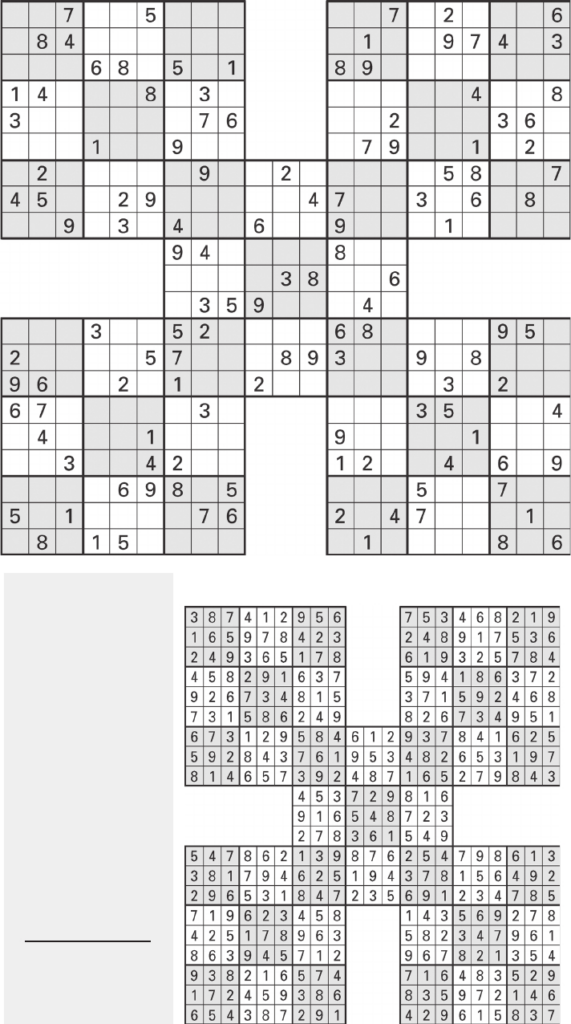 High 5 Sudoku Printable Sudoku Printable - Lyana Printable Sudoku
