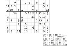 Homeschool Math Workbook Printables 12 X 12 Sudoku Etsy