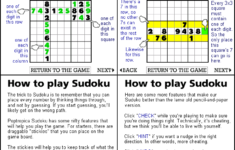 How To Play Sudoku Easy Instructions