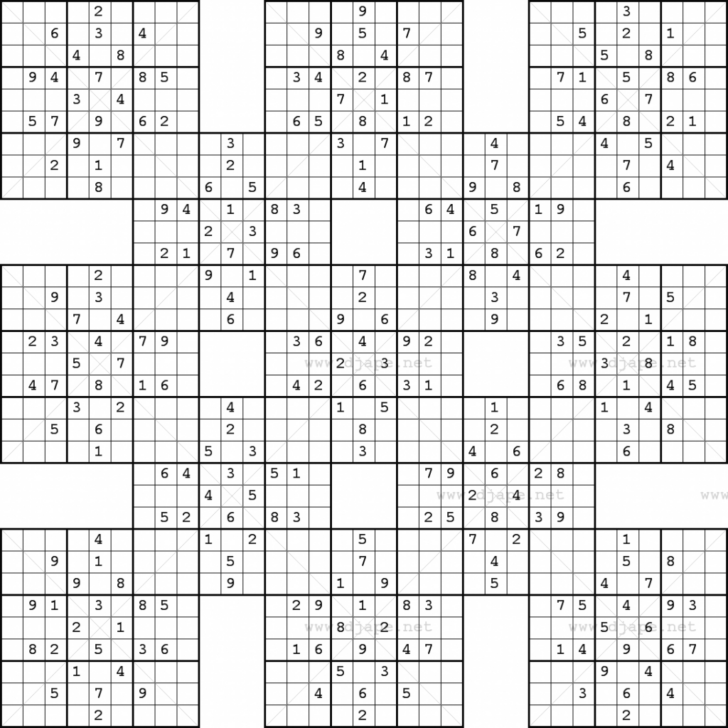 Printable Monster Sudoku 16×16 Free Online