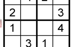 Kids Sudoku Printable StudentsChillOut