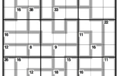 Killer Sudoku Free Printable Free Printable A To Z