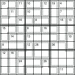 Killer Sudoku Printable Krazydad Sudoku Printable