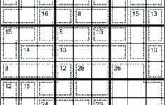 Killer Sudoku Printable Krazydad Sudoku Printable