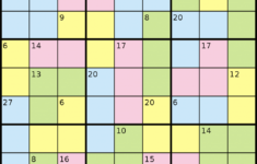 Killer Sudoku Wikipedia Printable Sum Sudoku Puzzles Printable