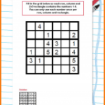KS2 Sudoku Puzzle Sudoku Puzzles Sudoku Puzzles For Kids