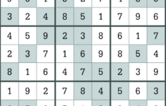 LA Times Daily Sudoku January 20 2020 Answers LATimesCrosswordAnswers