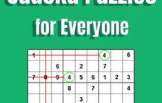 Large Print Large Print Sudoku Puzzles For Everyone Vol 3 100 Brain
