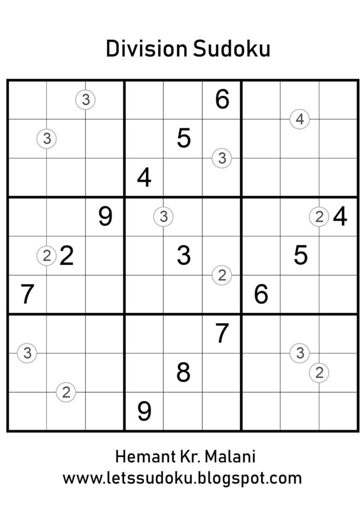 Printable Short Sudoku Instructions
