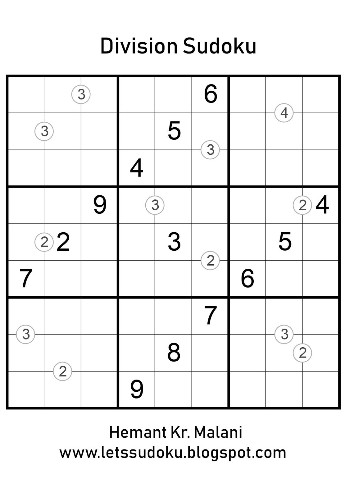 Let 39 s Sudoku Sudoku 49 Division Sudoku