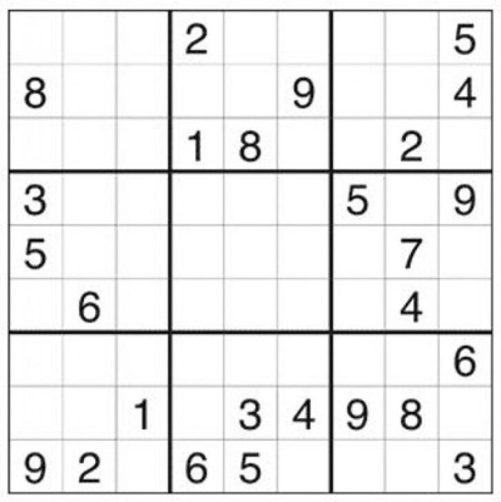 Printable Livewire Sudoku