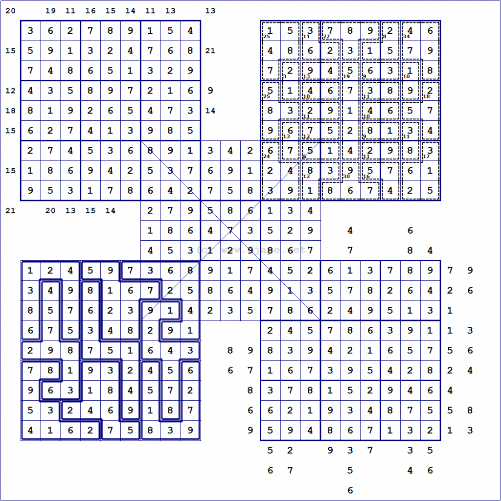 Loco Sudoku Printable Multi Sudoku Puzzles Printable Sudoku Free
