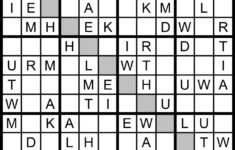 Magic Word Square June 2013 Printable Sudoku 7X7 Printable Sudoku Free