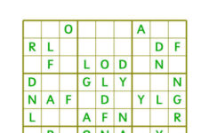 Minibeast Word Sudoku Difficult