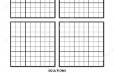 Modelo Sudoku Quatro Grades Com Solu es Em A4 Ou Carta Tamanho P gina