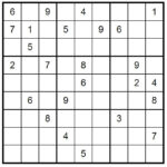 Monday Intermediate Sudoku 15 7 2013 Print Or Play Online By Clicking
