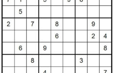 Monday Intermediate Sudoku 15 7 2013 Print Or Play Online By Clicking