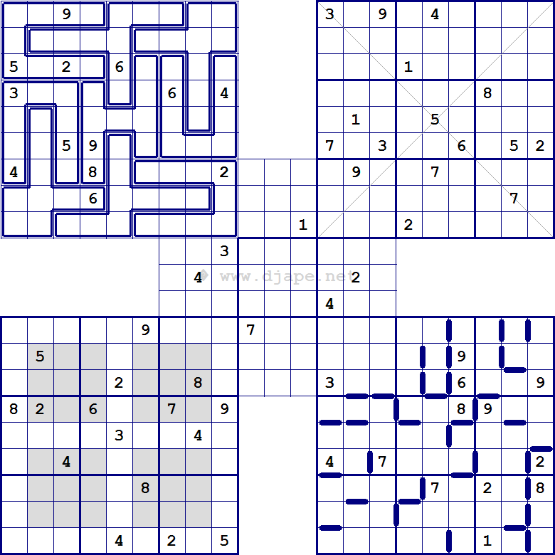 Multi Sudoku Sudoku Sudoku Puzzles Logic Puzzles